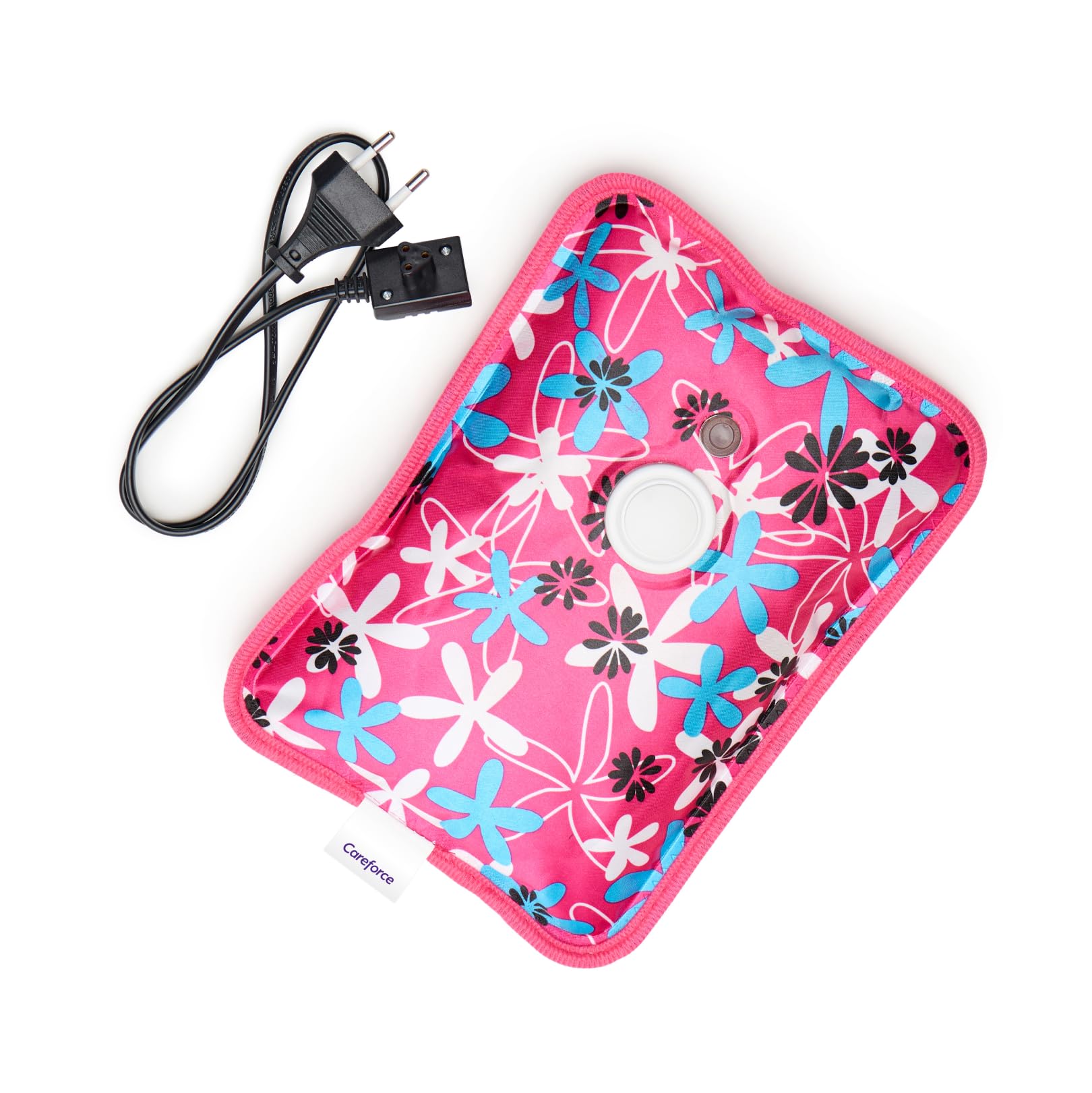Careforce Hot Water Bag for Pain Relief Heat Pack Heating Pad for Periods Cramps, Muscle Aches, Shoulder, Back, Neck and Full Body Relief - Pink