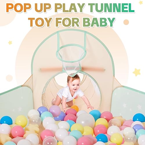 Miniatura 9 de Juguetes para niñas de 1, 2, 3 años, regalo de cumpleaños, tienda de campaña de princesa desplegable con luces de estrella para bebés de 6, 12, 18