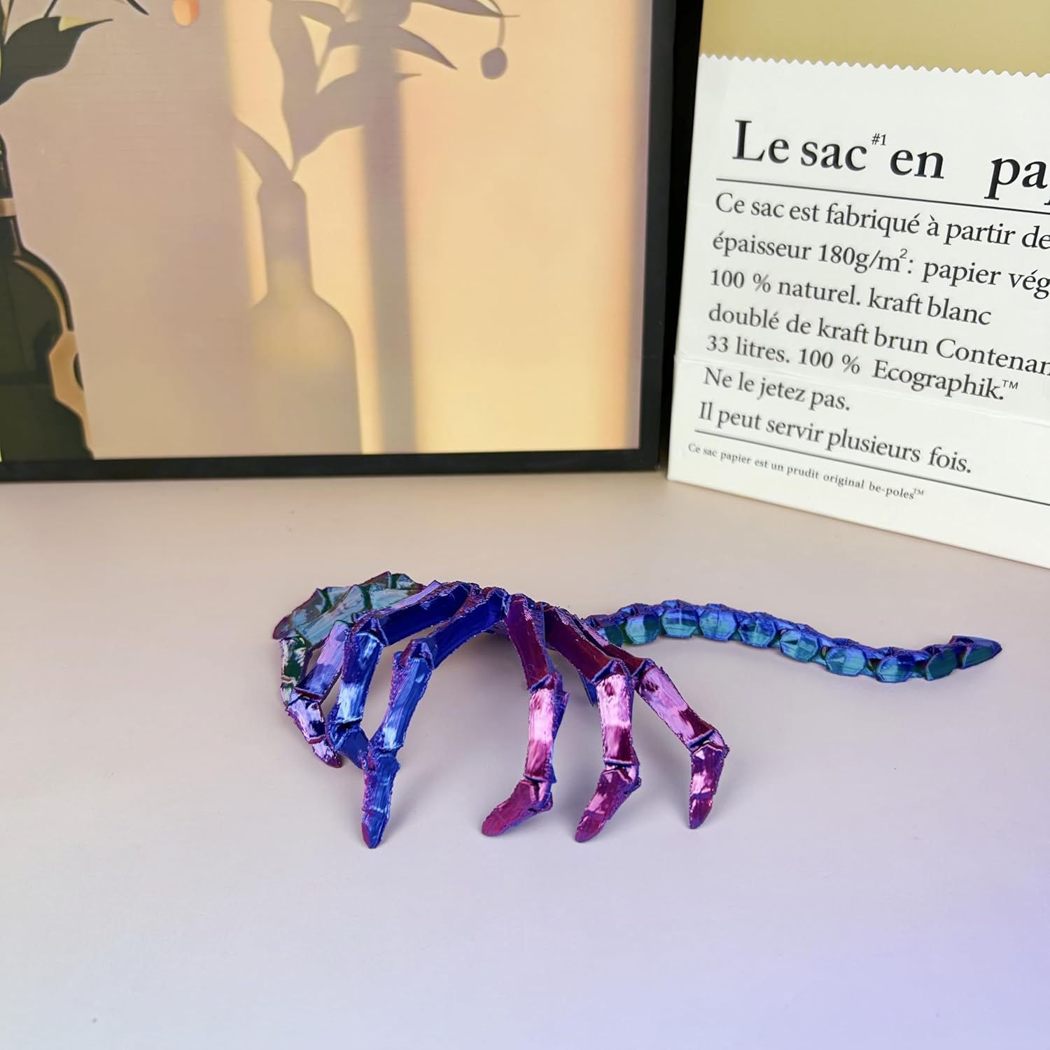 3D Printed Animals - Halloween Decor Facehugger Toys, Flexible Animals Toy Statue,Movable Joints,Fidget Toys,Desk Home Office Decor, Birthday Christmas Party Gifts - Image 6