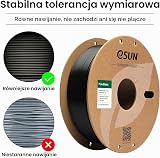 eSUN PLA Filament 1,75 mm, PLA-SS Filament do szybkich drukarek 3D Dokładność, 1kg na szpulę, 4 szpule szybki filament PLA do szybkich drukarek (Zestaw 10 kolorów, 10KG)