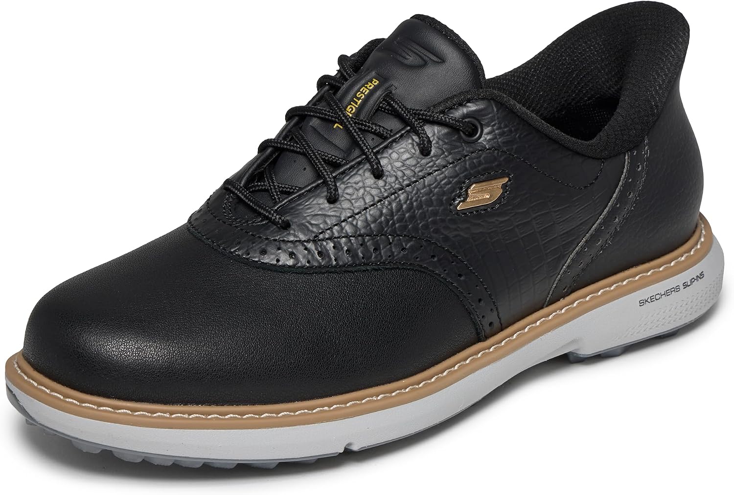 Skechers Women's Prestige Slip-Ins Golf Shoe | Golf, Slip-ins, Waterproof, Arch Fit, ECO FLIGHT Cushioning, Premium Leather, Spikeless