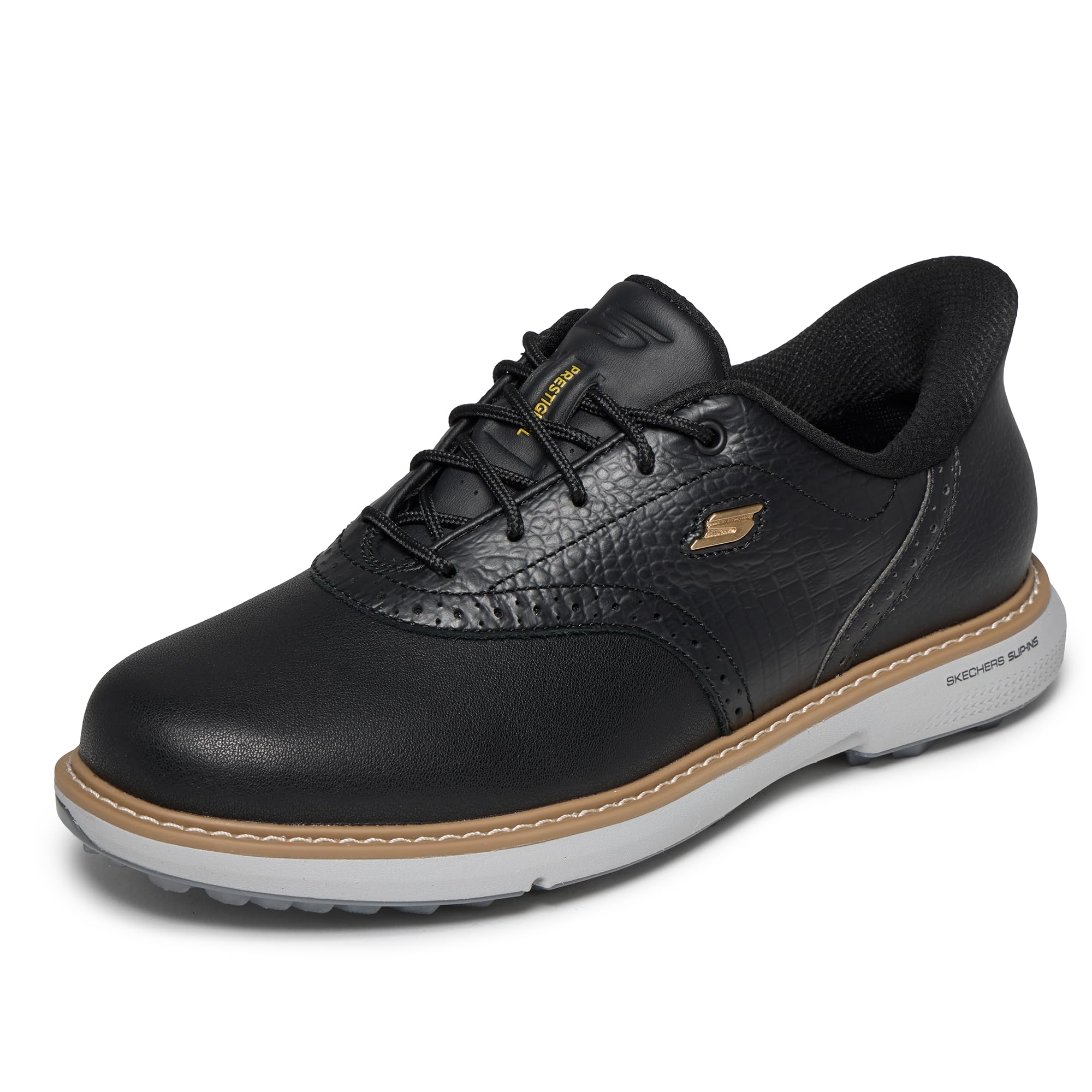 Skechers Women's Prestige Slip-Ins Golf Shoe, Black, 5.5 UK