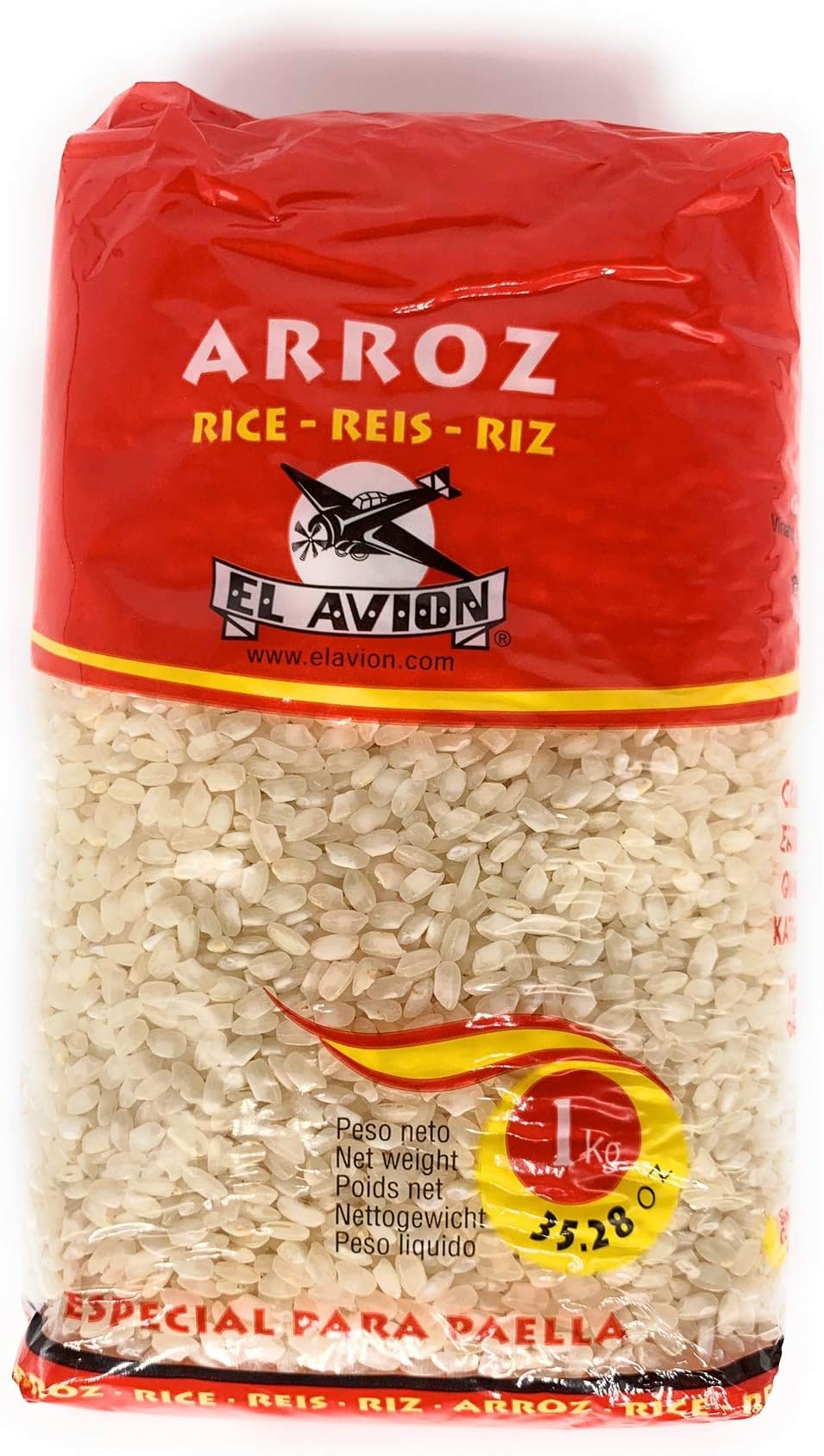 Paella Rice Arroz - 3 Pack 2.2 lb each