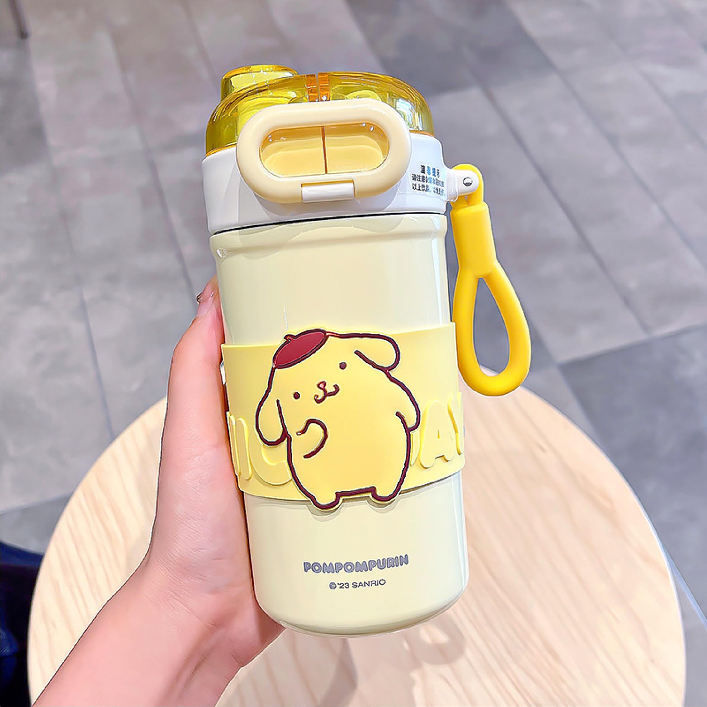 Amazon.com: Many Rainbows Pom Pom Purin Stainless Steel Insulated