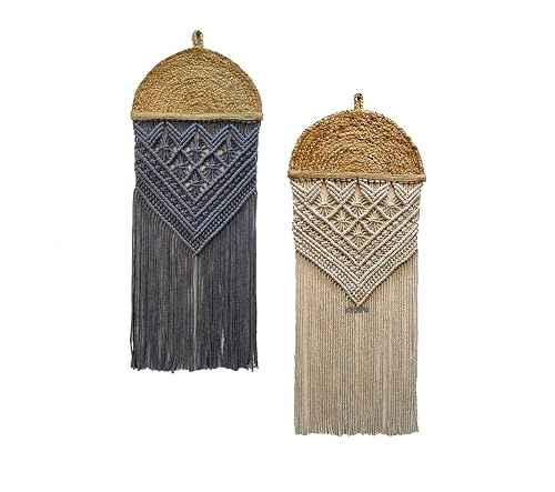 V BOHO handmade macrame Wall Hanging made of jute and