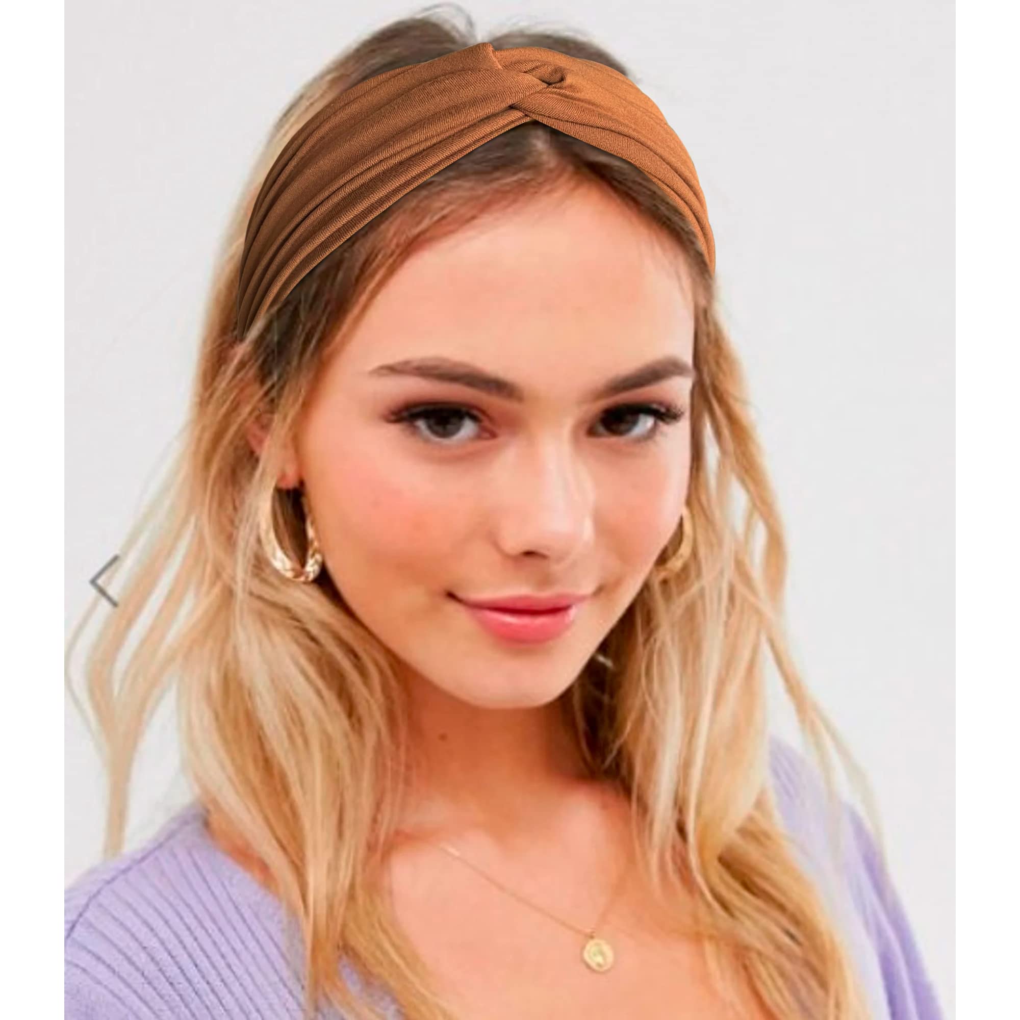 Fascia Capelli Sportiva Donna Fasce Capelli Donna Larghe - Antiscivolo, Per Palestra, Corsa, Sport, Confezione Da 6 Colori Confezione 6 Colori Burlybands