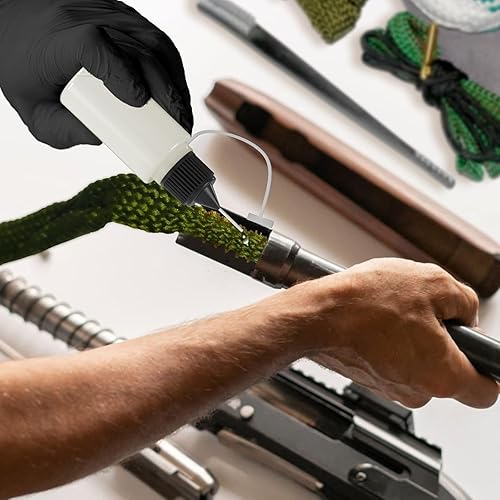 Miniatura 10 de Qucship - Pulverizador de bomba de aceite de pistola de 2 onzas y aceite de aguja de 1 onza protector de kit de limpieza de pistola multiusos