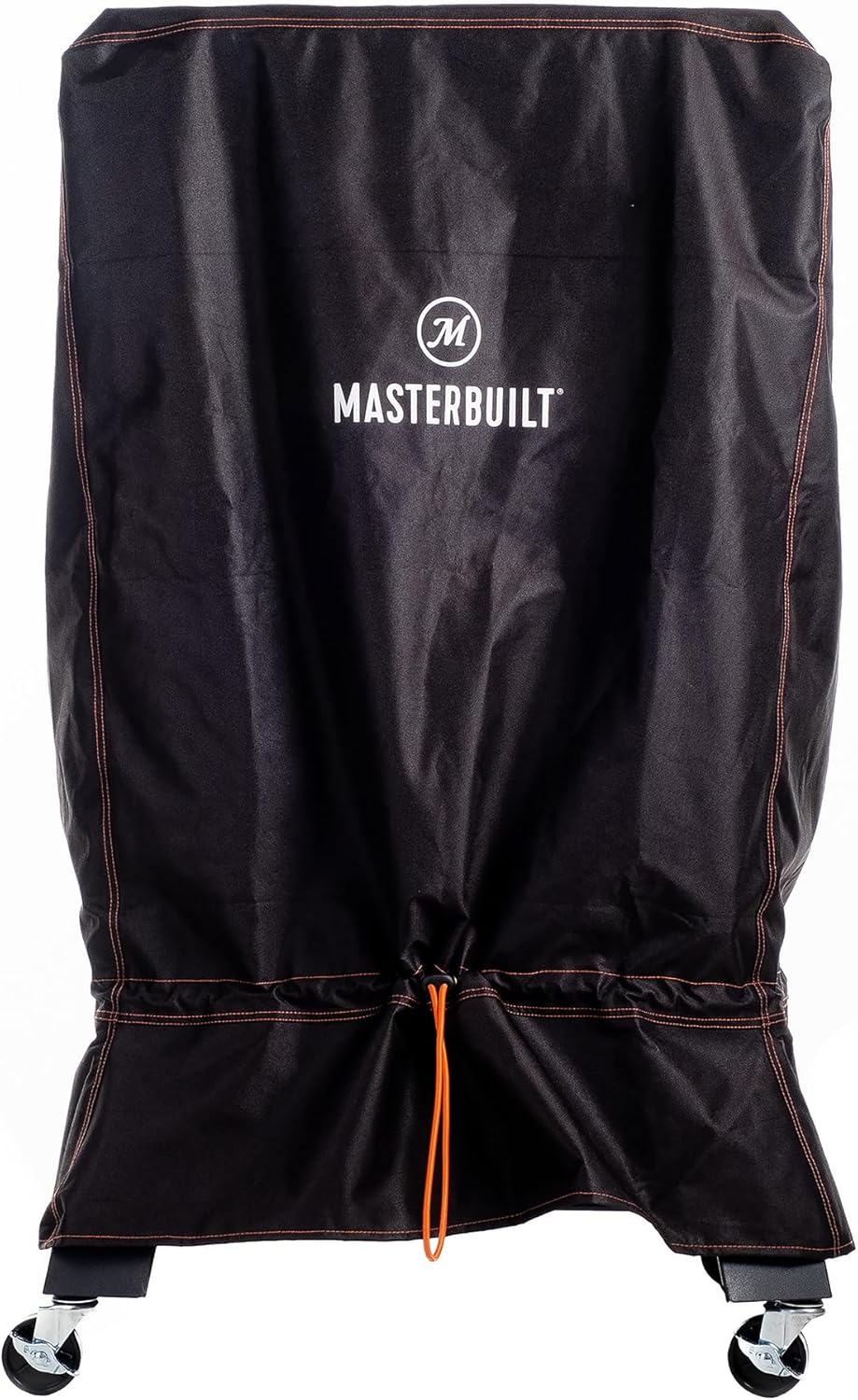 Masterbuilt® 40-inch Vertical BBQ Smoker with Legs Weather-Resistant Polyester Cover with Adjustable Drawstring in Black, Model MB20080321