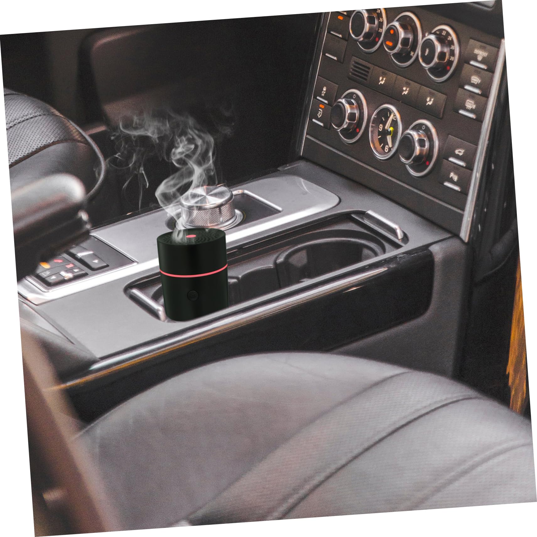 Alipis Diffusore per Auto USB Portatile Nero Umidificatore da 55ml in Abs, per Purificazione Aria e Idratazione Pelle nell Ambiente Interno