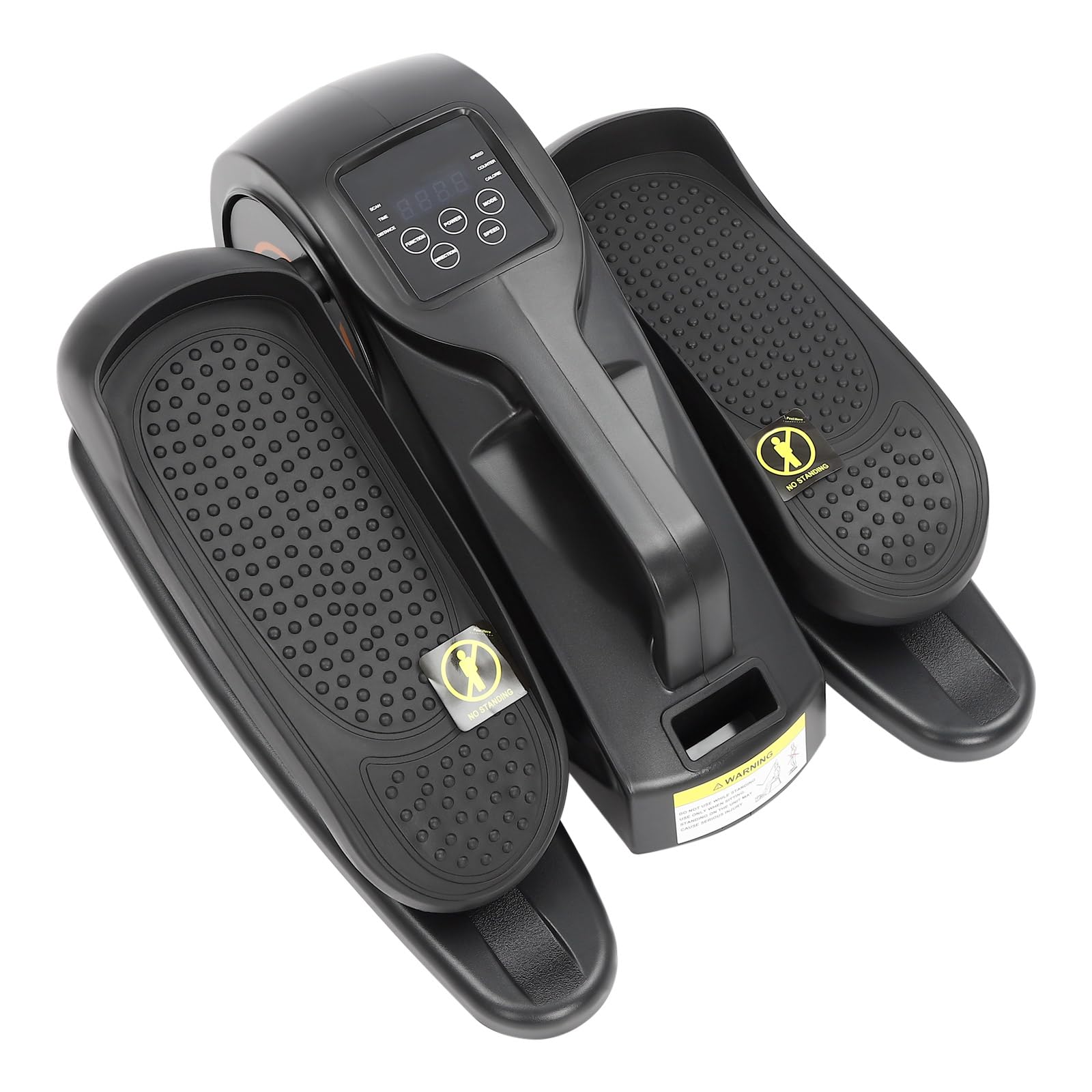 DDBESSIC Under Desk Elliptical Machine, Electric Foot Pedal Exerciser Adjustable Speeds Leg Exerciser with Remote Control, LED Display Portable Elliptical Leg Exercise Machine for Seniors, Adults