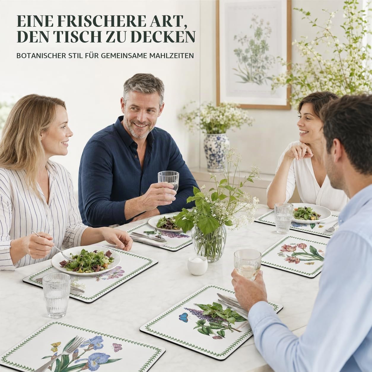 Botanischer Garten Tischunterlage 4 Stück (m)