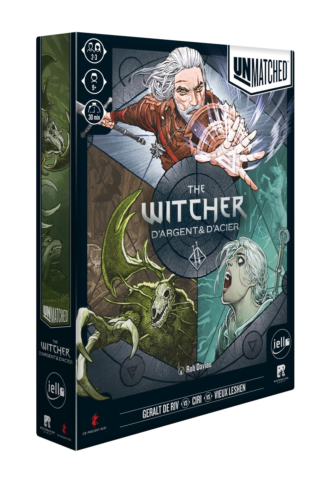 Unmatched - The Witcher: silver and steel - French version, 23 x 30 x 0.1 cm