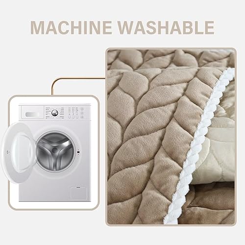 Miniatura 4 de Cojines de asiento de ventana de bahía para interiores, almohadilla antideslizante de terciopelo de cristal, cojín de banco para sala de estar,