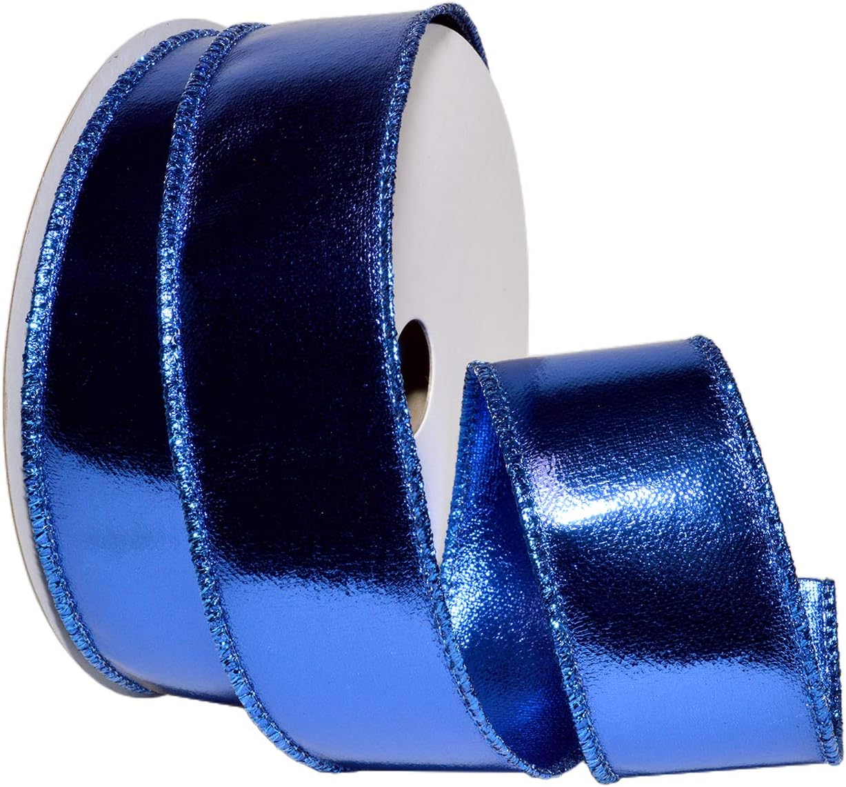 Morex Ribbon Ribbon Wired Lamé, 1-1/2" x 10 yd, Gold (4100.38/10-634)