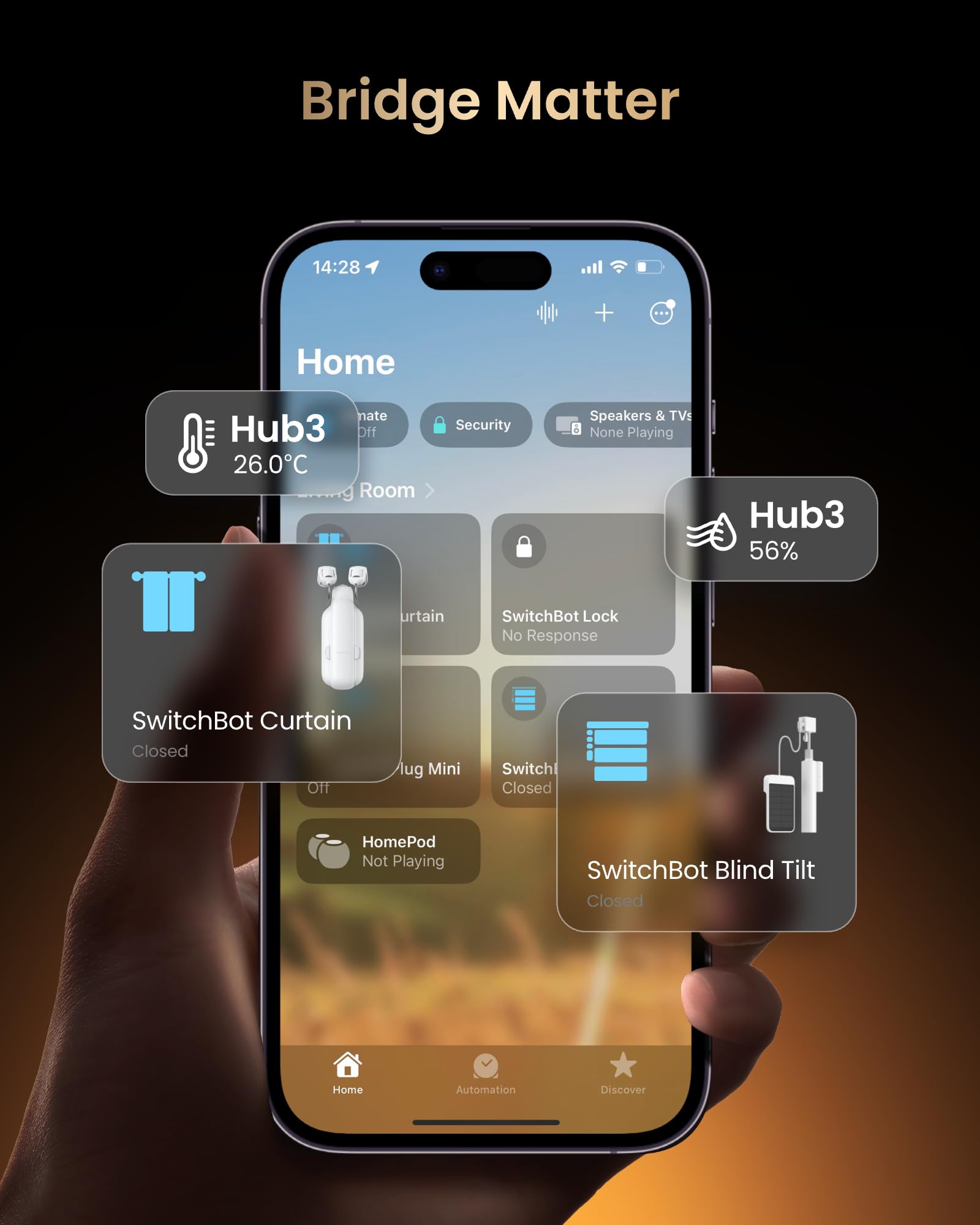 SwitchBot Hub 3 pack con SwitchBot Rilevatore di CO2 WLAN