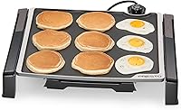 Presto 07071 15-Inch Tilt-n-Fold Electric Griddle - 184 Sq In Nonstick Surface, Black