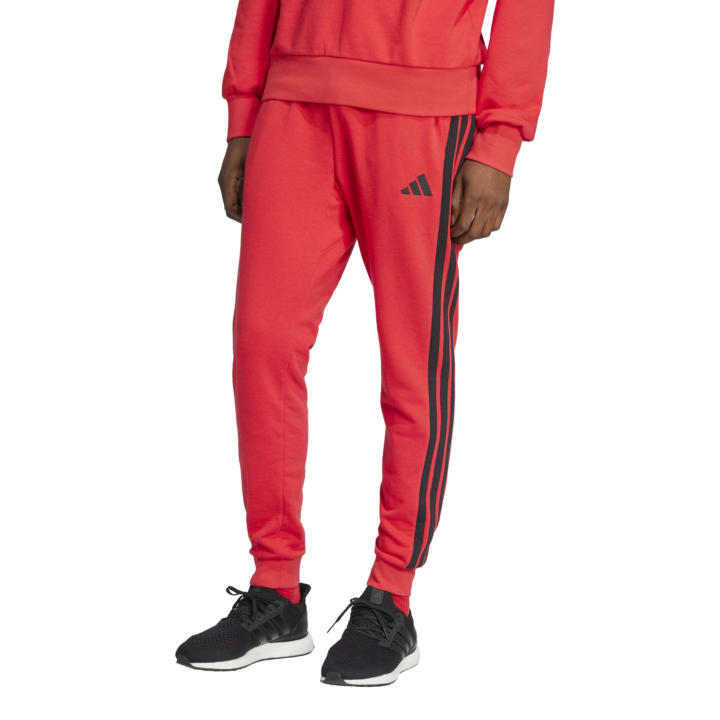 adidas Mens Essentials 3-Stripes French Terry Pants
