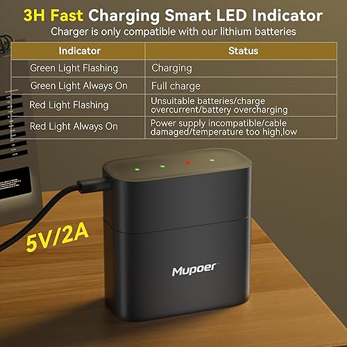 Miniatura 2 de Pilas AA recargables con caja, baterías de litio AA de 3600 mWh, 4 unidades de 1.5 V, baterías dobles A recargables de alta capacidad, Pilas