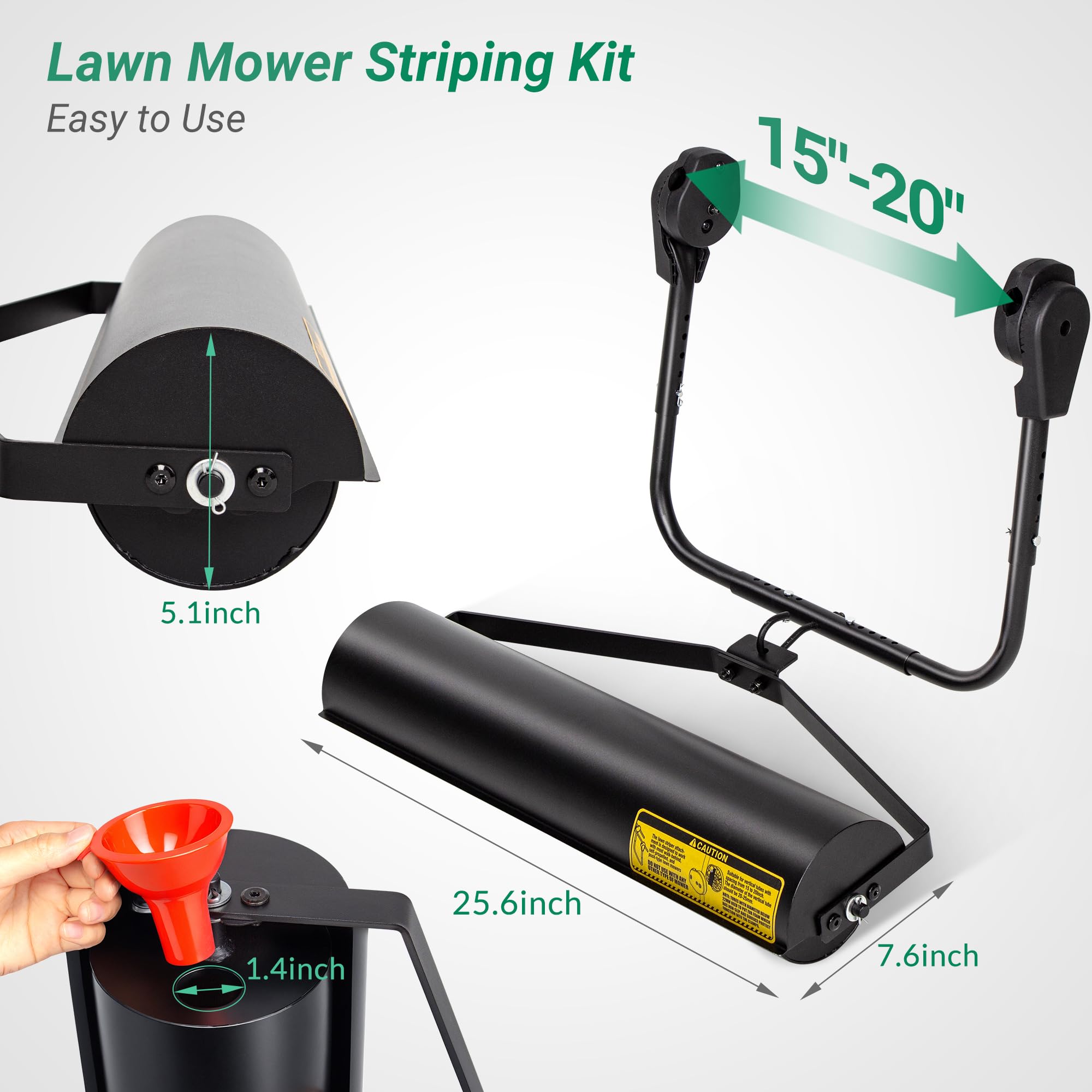 Lawn Striping Kit - Create Ballpark Stripes! -4 Lawn Striping Kit - Create Ballpark Stripes! -4