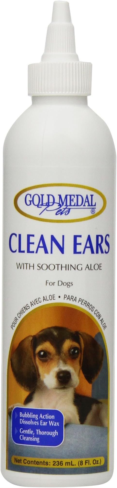 Gold Medal Pets Clean Ears for Dogs and Cats, 8-Ounce