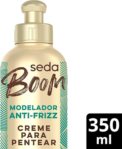 Miniatura 2 de Linha Boom - Creme para Pentear Modelador Antifrizz 350 Ml - (Colección Boom - Crema Peinadora Antifrizz 11.83 Fl Oz)