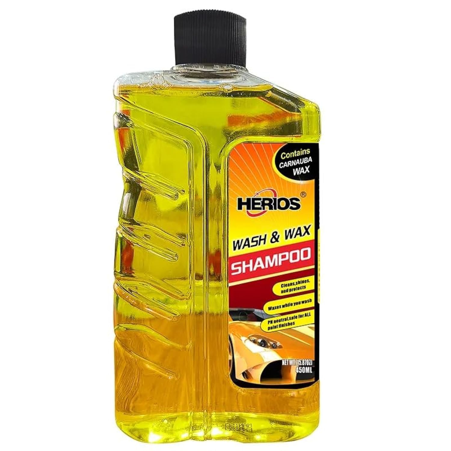 Herios Wash & Wax Shampoo 500ml
