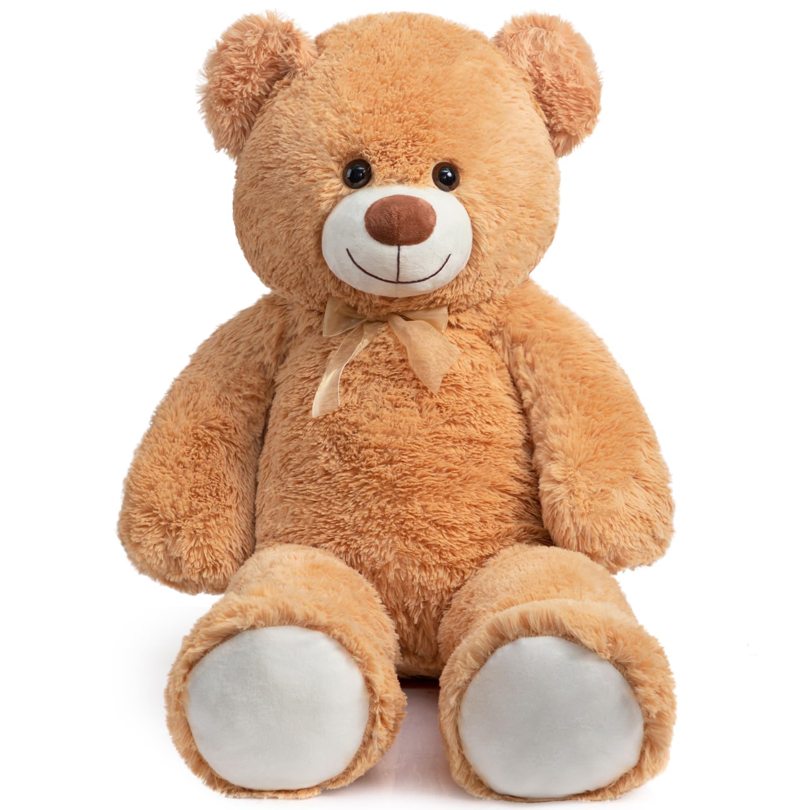 HollyHOME BEJOY 100cm Teddy Bear, Giant Stuffed Animals, Soft Toy Large Plush Teddy Bears, Love Gift Child Dolls, TAN โ image 1