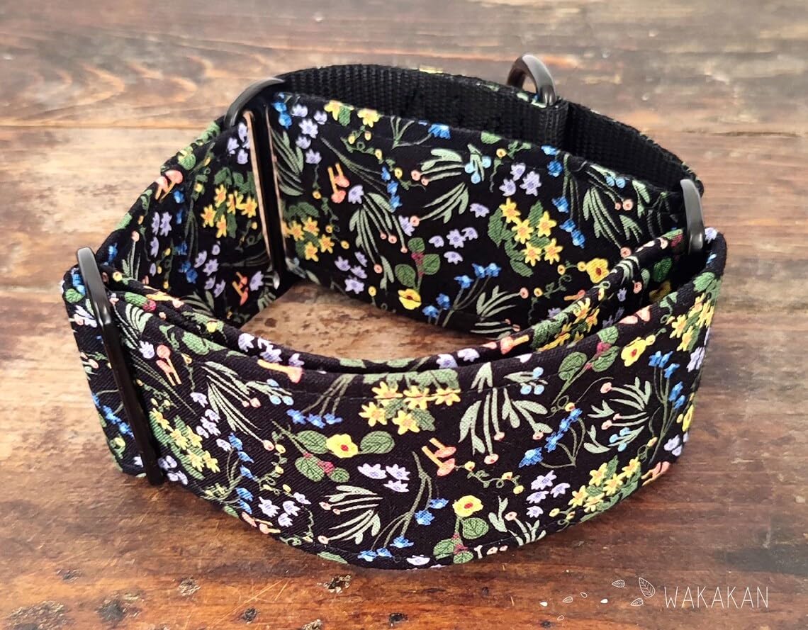 Collar Martingale Para Perro: Secret Pond, Hecho a Mano en España por Wakakán