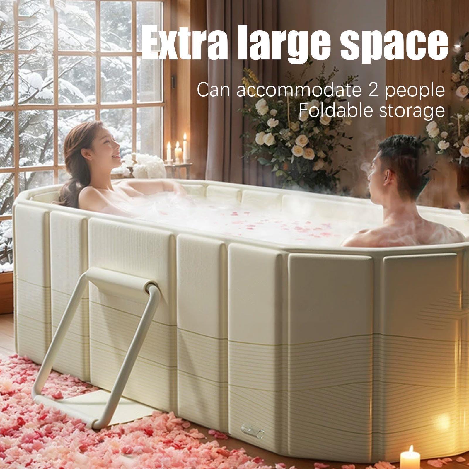 Bañera plegable, Bañera plegable Bañera aislada del cubo caliente o de hielo