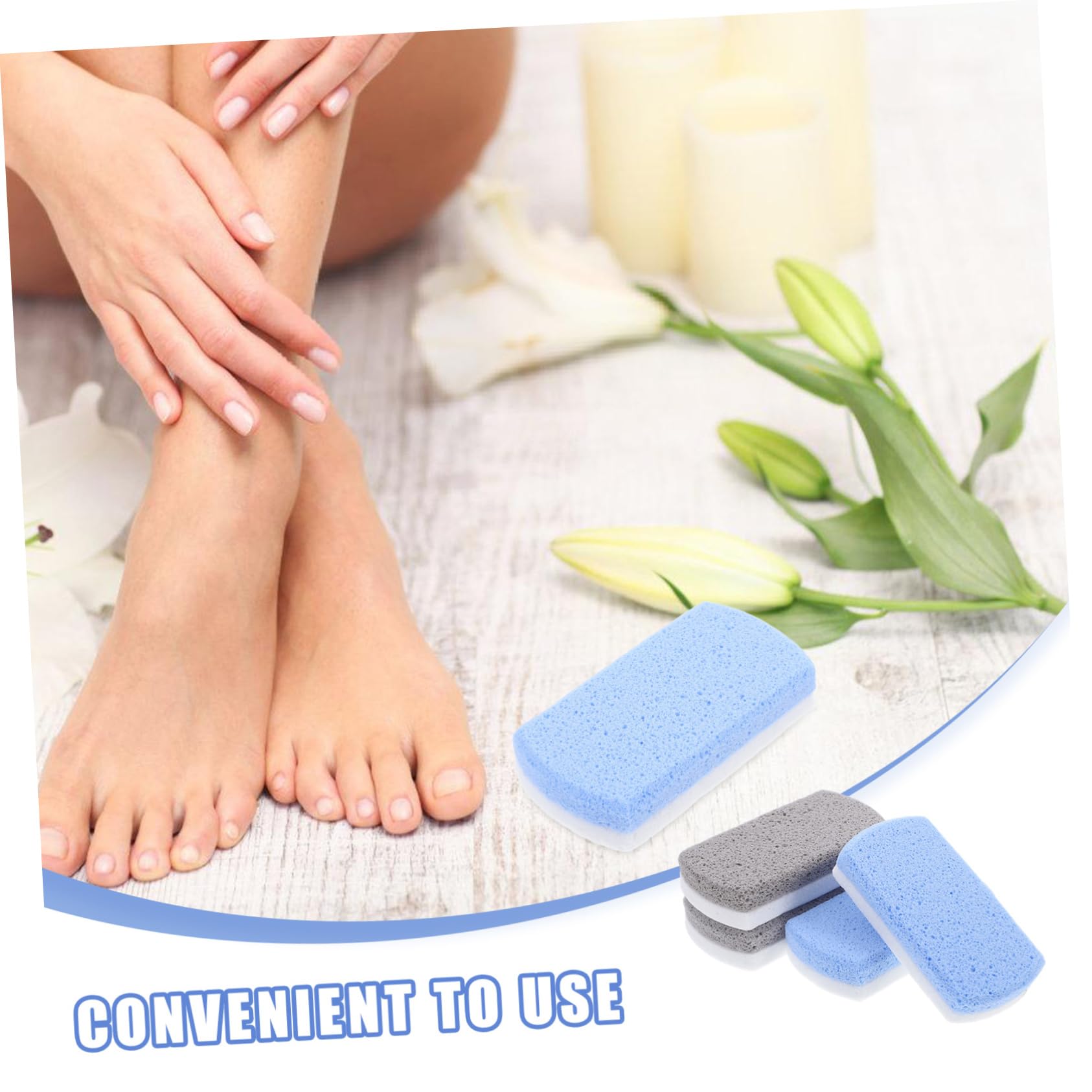 BESTYASH 3 Set Tavola Per Lo Sfregamento Dei Piedi Doppio Asse Scrubber Pedicure Difficile Remover Della Pelle Secca Per Scratcher Lima Per Raschiare I Piedi Pu 4 Pezzi * 3