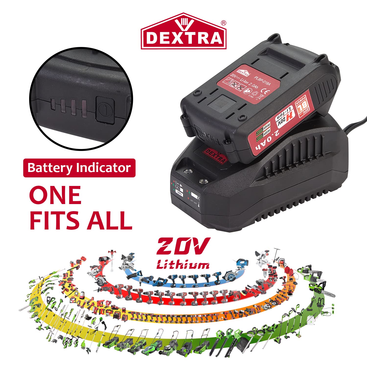 Hyper Tough 20V Battery Powered 12 Brushless Chainsaw,