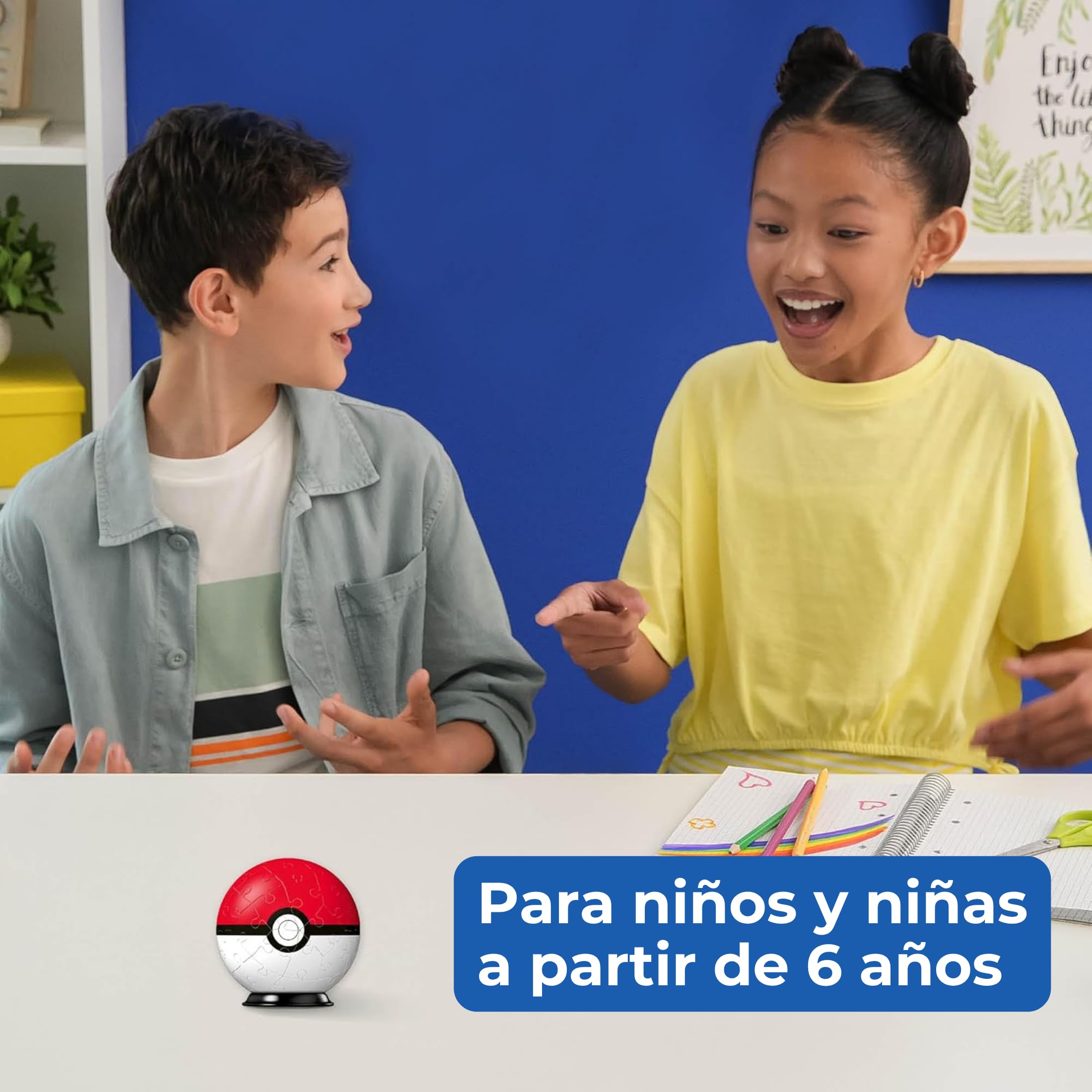 Ravensburger - Puzzle 3D Niños Pokemon Pokeball | Puzzles 3D para Niños De 6 Años O Más | Maquetas para Montar De 55 Piezas | Regalo Niño 6 Años O Más