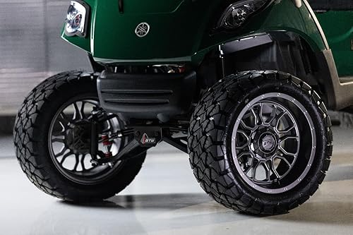 Miniatura 4 de GTW Volt - Rueda de aluminio para carrito de golf de 12 pulgadas, 12 x 7 pulgadas, pernos 4-4, desplazamiento 34 (Gunmetal)