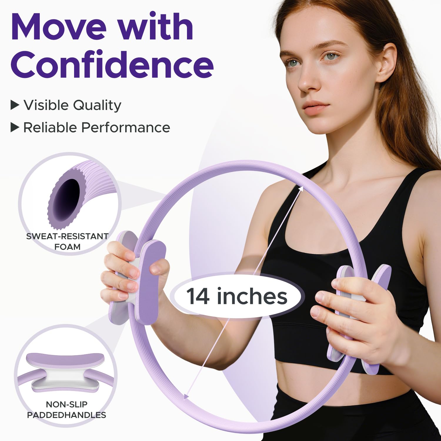 Amazon.com : diputox Pilates Ring Kit for Women, Pilates Equipment