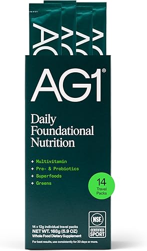 AG1 Athletic Greens - Suplemento en polvo, mejora la salud intestinal, multivitamínico, probiótico, sin gluten, vegano y apto para dieta cetogénica,