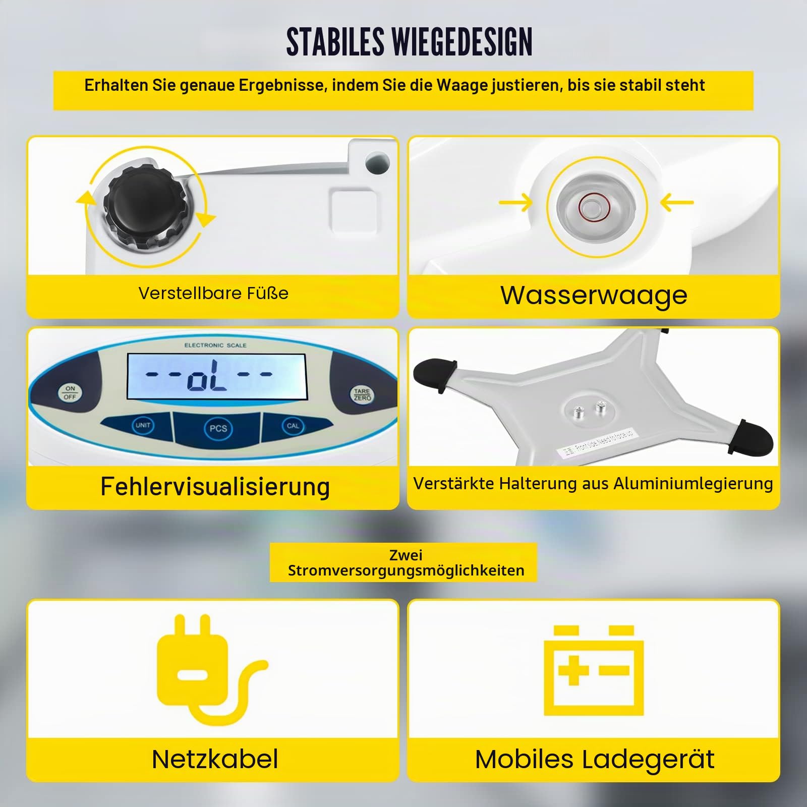 VEVOR Präzisionswaage 5000g 0.01g Hochpräzise Digitale Elektronische Waage Labor-Analysewaagen Laborwaage Schulwaage Schmuckwaage Feinwaage digital Milligramm Waage Digitalwaage Kalibriergewicht