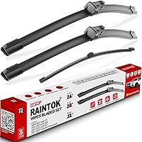 Vista 13 de Juego de limpiaparabrisas de 24" 17" 10" de repuesto para Dodge Caliber 2007 2008 2009 2010 2011 2012, limpiaparabrisas delantero y trasero