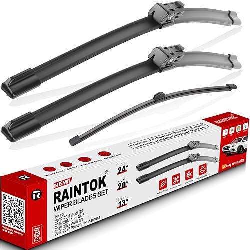 Miniatura 13 de Juego de limpiaparabrisas de 24" 17" 10" de repuesto para Dodge Caliber 2007 2008 2009 2010 2011 2012, limpiaparabrisas delantero y trasero