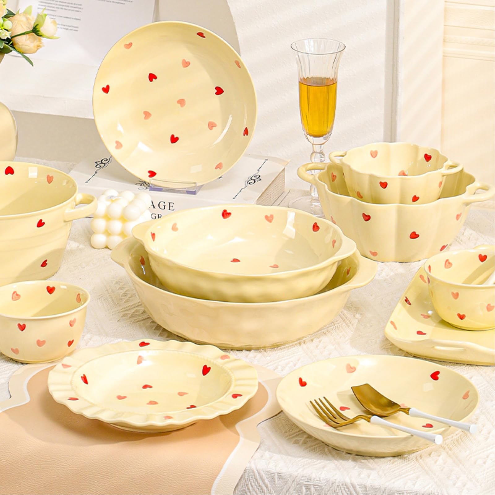 Household Simple Personality of Under-Glaze Ceramic Instant Nudeln Schüssel - 30,5 cm Fischteller