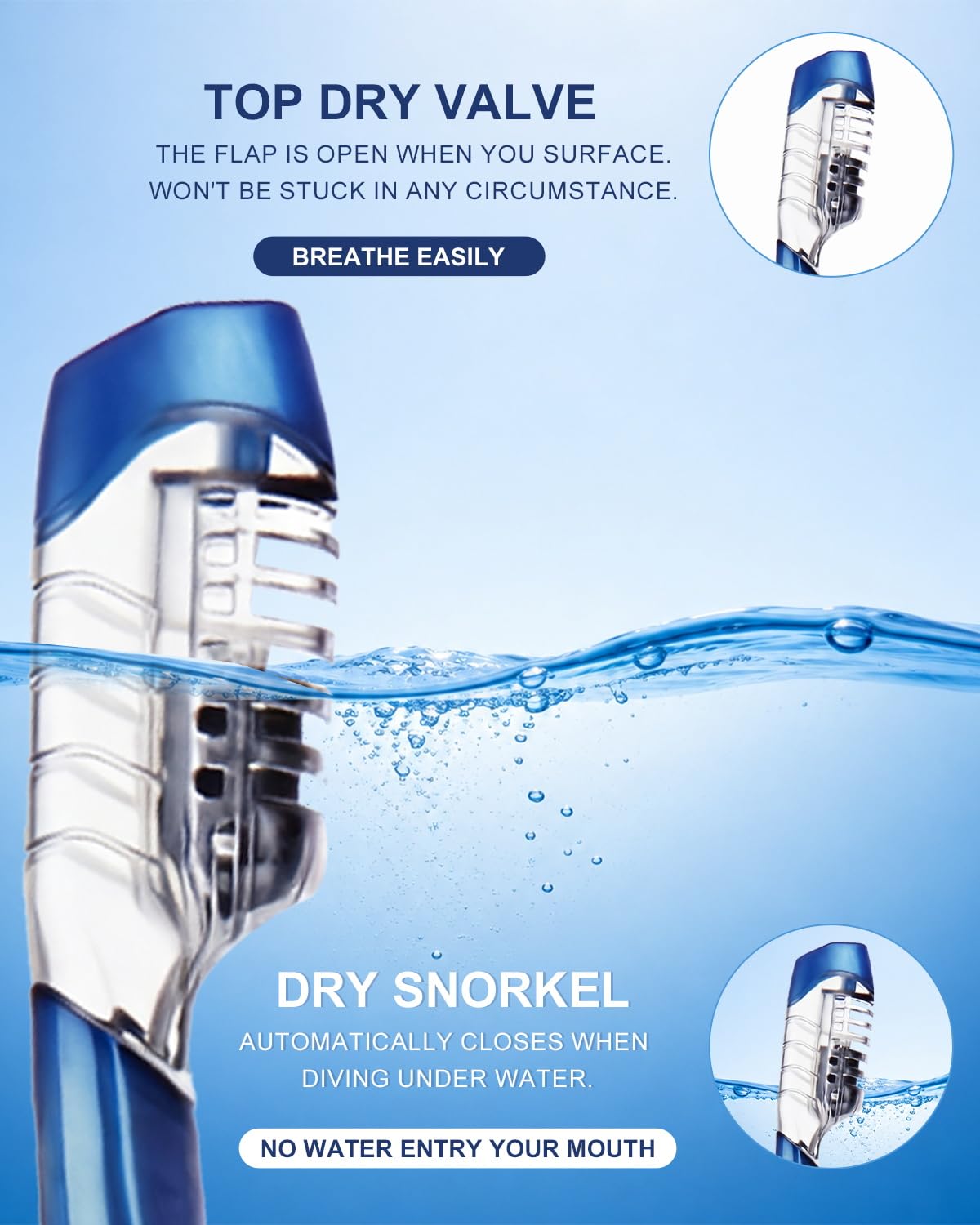 Equipo de Snorkel para Adultos - Máscara de Buceo Seca - Gafas de natación - Máscara de Buceo - Máscara de Buceo - Máscara de Buceo - Máscara de Buceo - Máscara de Buceo