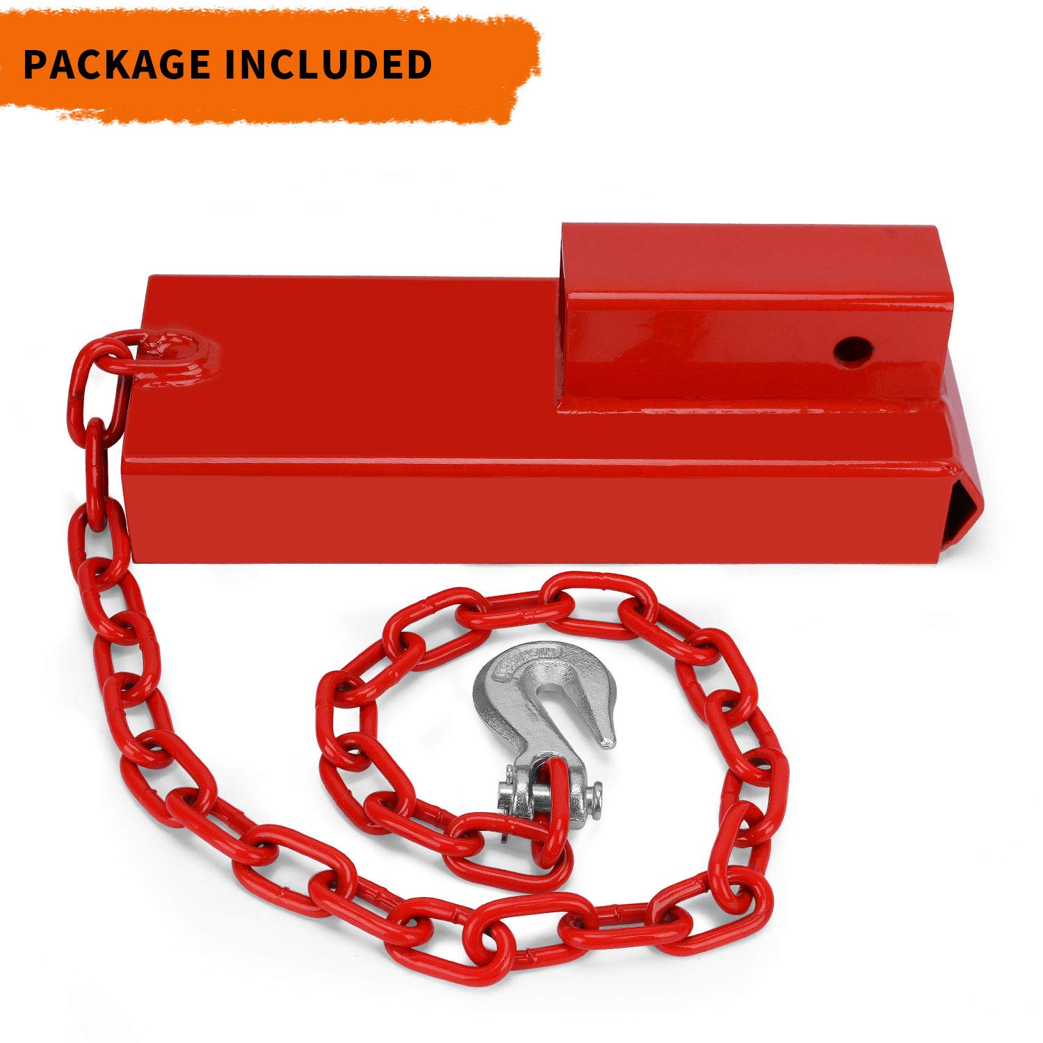 YINTATECH Forklift Hitch Receiver 2” Insert Pallet Forks Trailer Towing