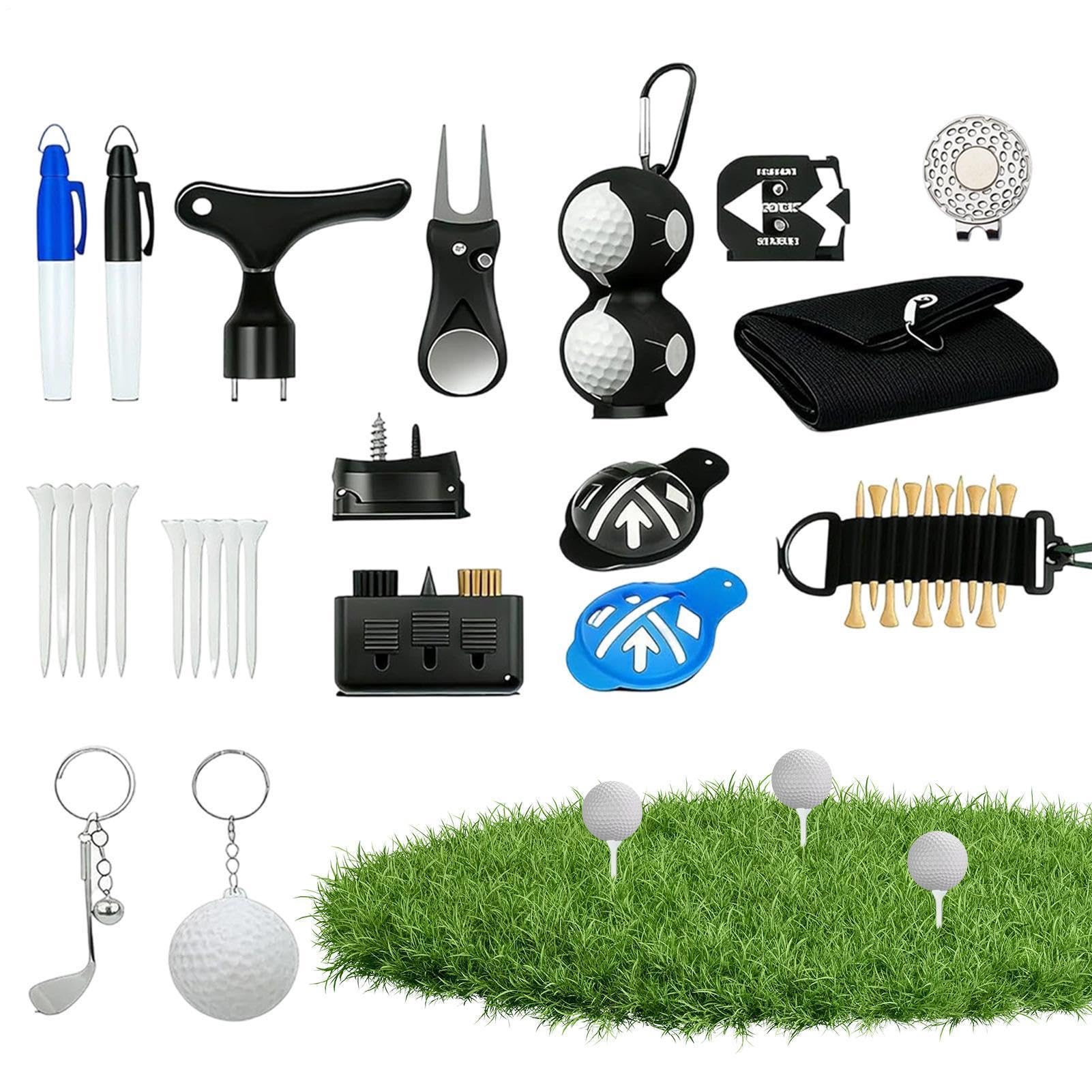 Calendario 'Avvento di Natale con Countdown Palline da Golf Festive, Tee,