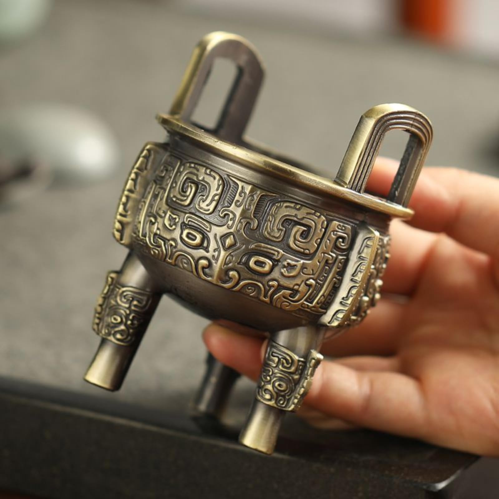 Porta incenso Zen Spirit, 9,8 cm, ornamento per casa da tè