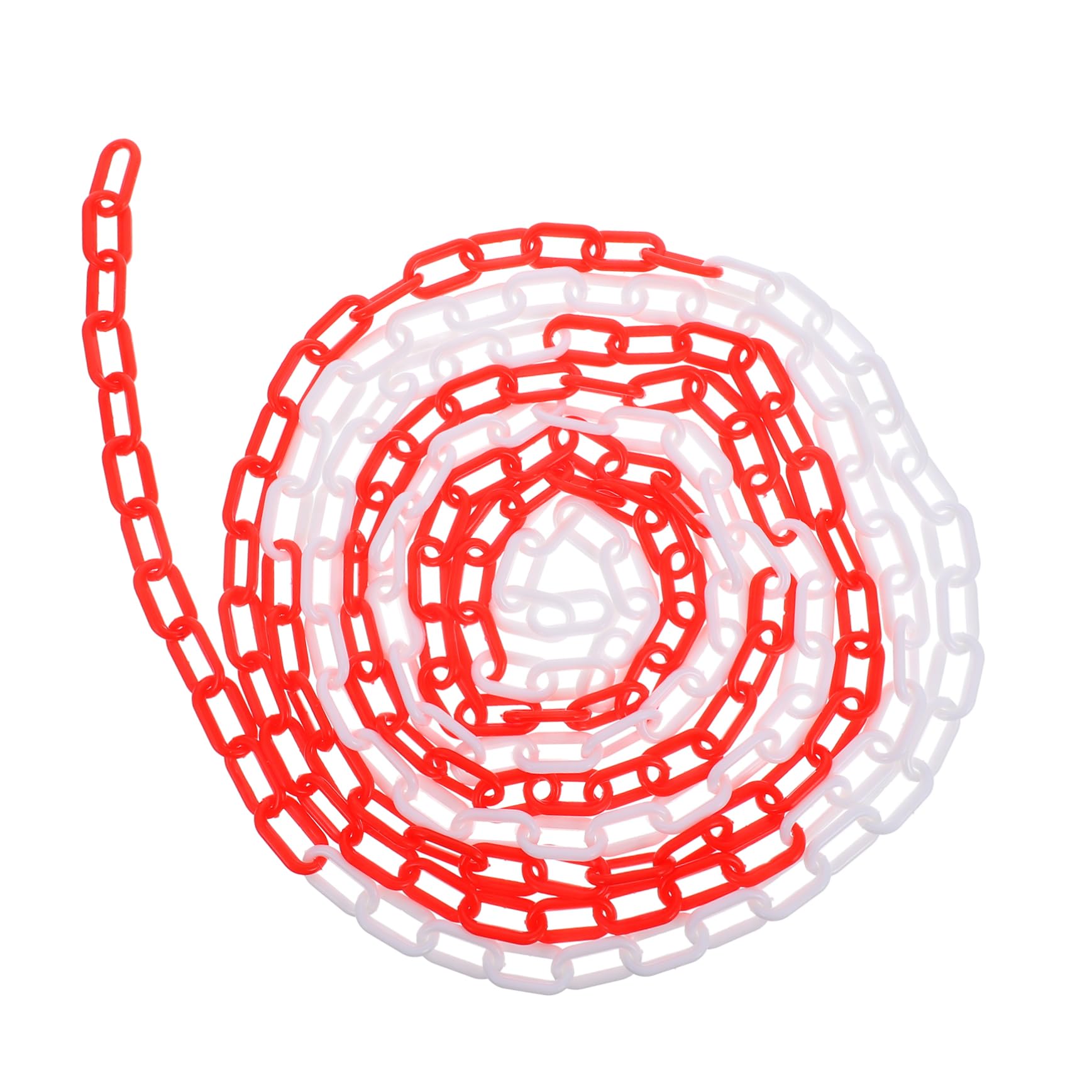 OSALADI Protective Chain Safety Chain Security Chain Safety Barrier Traffic Control Crowd Control Chain Parking Lot Chain Barrier Plastic Chain Links Barrier Chain Link Chain Barricade Abs