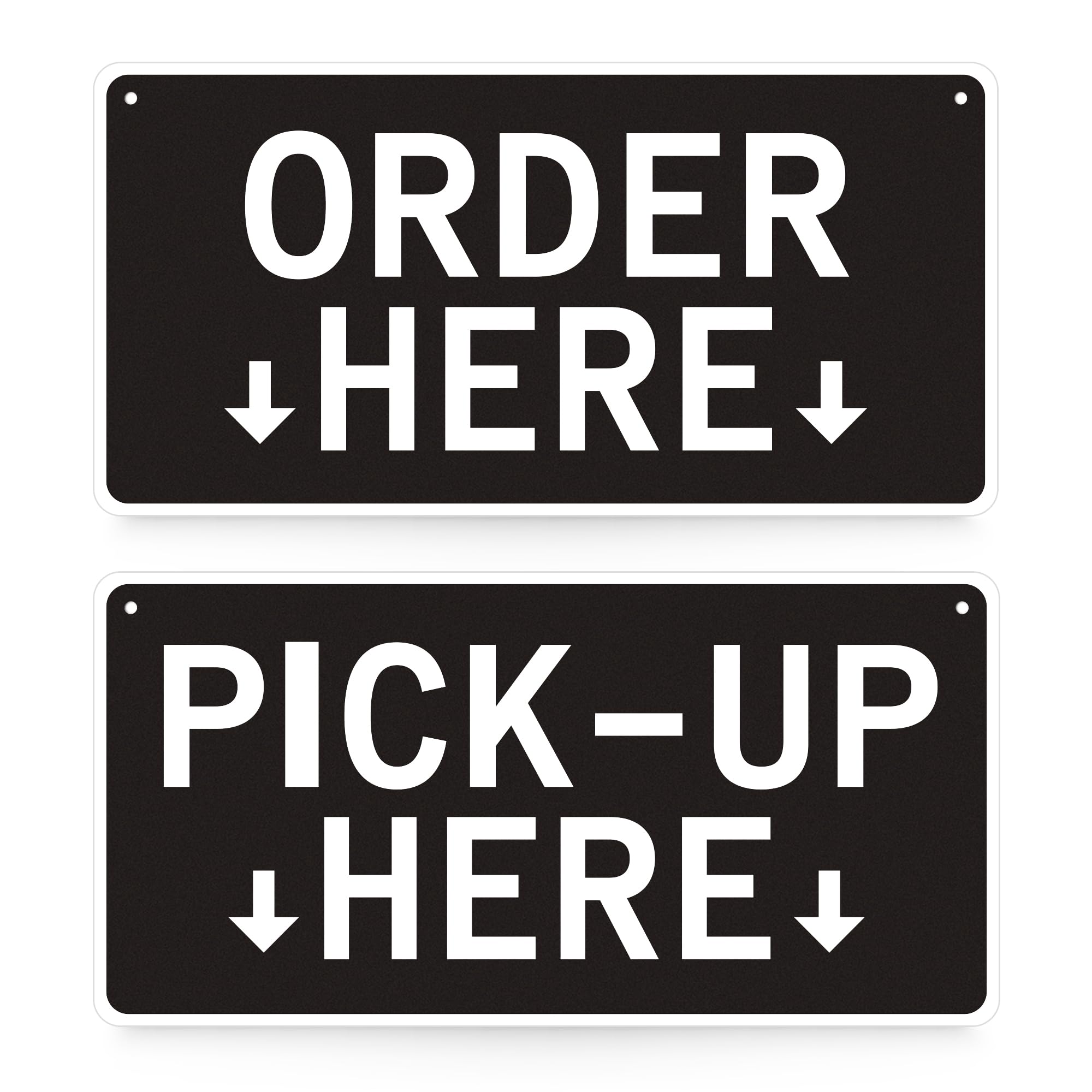 Snapklik.com : Order Here Sign, 2 Pk Hanging Order Here Pick Up Here ...