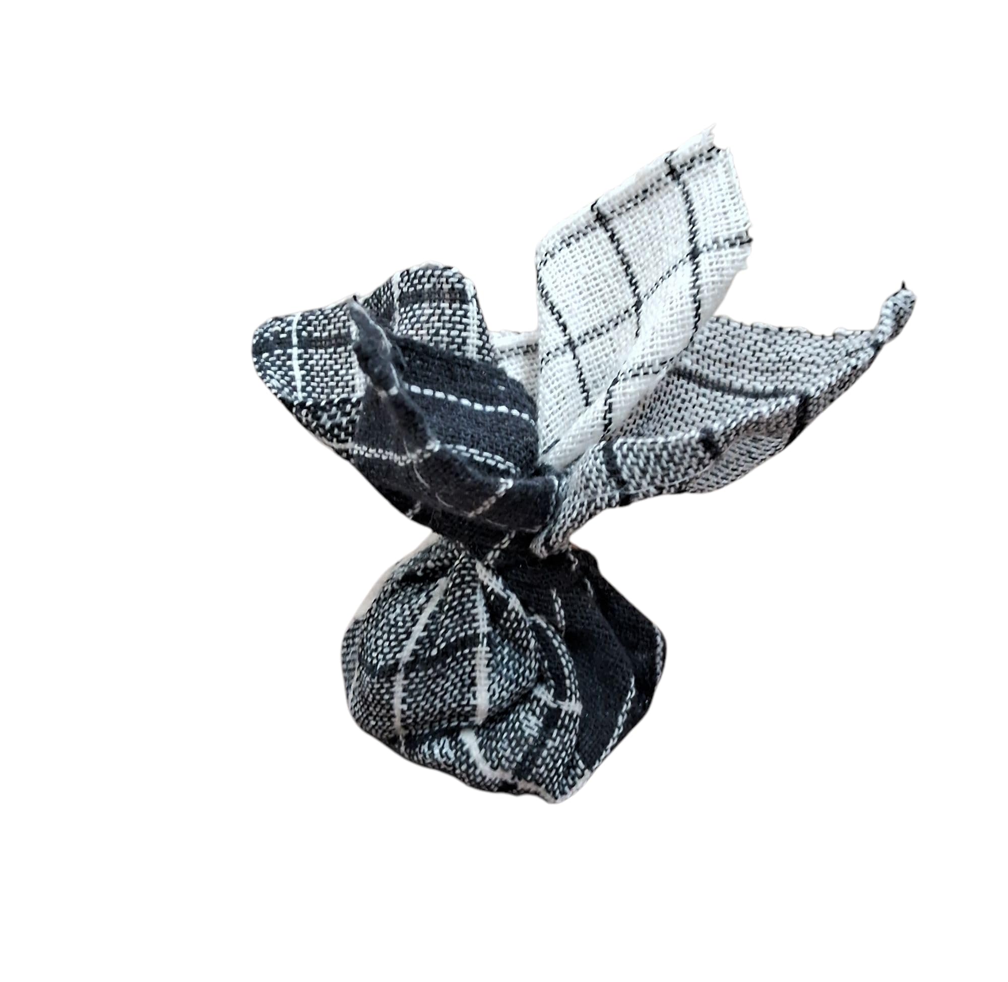 Ketu ki potli (5 Iron Nails, 100 GMS White Lime, Black and White (Spotted) Cloth) for Flowing Water for lal kitab Remedy. 01 Set-image-37