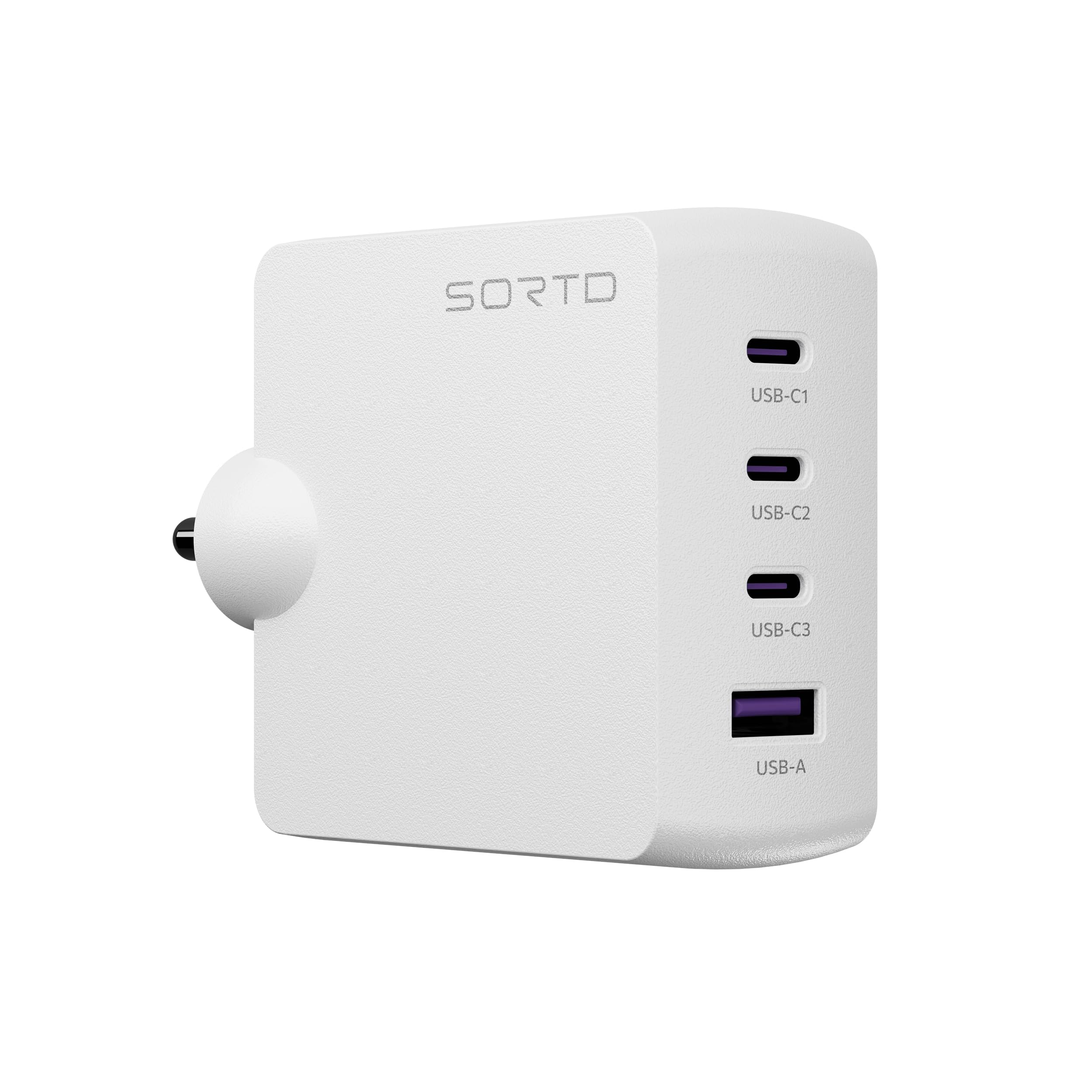 SORTD 100W GaN Charger, 4 Ports Fast Charger, Compact Travel-Friendly USB C, USB A Indian Wall Power Adapter for Mobile Phone, Tablets, Laptops, Bluetooth Headphones (B0CQT6XKKM) Amazon Price History, Amazon Price Tracker