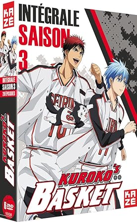 Amazon Com The Basketball Which Kuroko Plays 3 Season Complete Dvd Box 51 76 625 Minutes Talking Japanese Black This Basketball 藤巻 忠俊 Anime Dvd Import Pal Play Environment Before Ordering