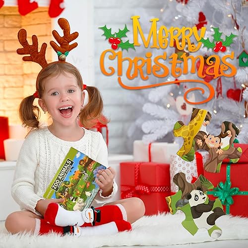 Miniatura 7 de Rompecabezas de piso jumbo para niños, rompecabezas grandes de 35 piezas para niños de 3 a 5 años, juguetes de aprendizaje y educación preescolar,