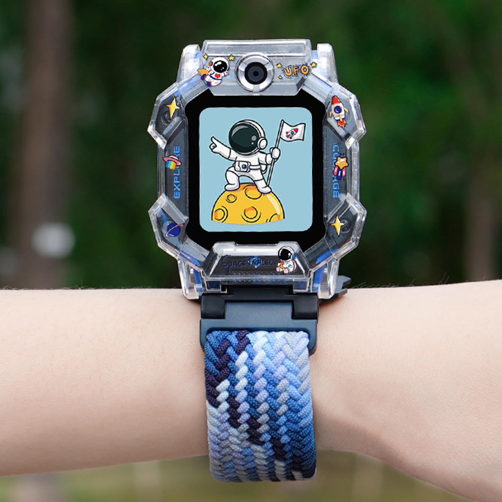 3 Piezas Niños Correa Compatible para Z7/Z6/Z1 Watch Phone, Nylon Trenzado Pulseras de Repuesto imoo Smartwatch Z7/Z6/Z1 con Cierre Magnético para Niños y Niñas